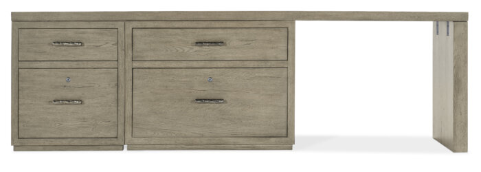 LinvleFals Linville Falls 96" Desk with File and Lateral File - Image 3