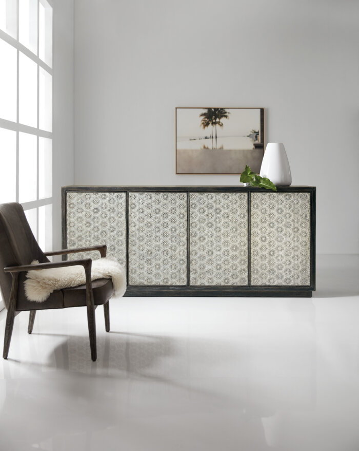 Melange Melange Greystone Four-Door Credenza - Image 2