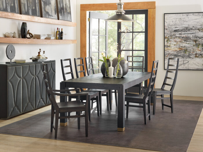 Curata Curata Rectangle Dining Table w/2-20in leaves - Image 2