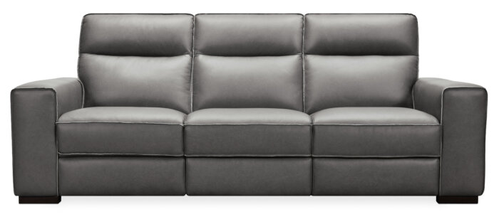 MS Braeburn Leather Sofa w/PWR Recline PWR Headrest - Image 3