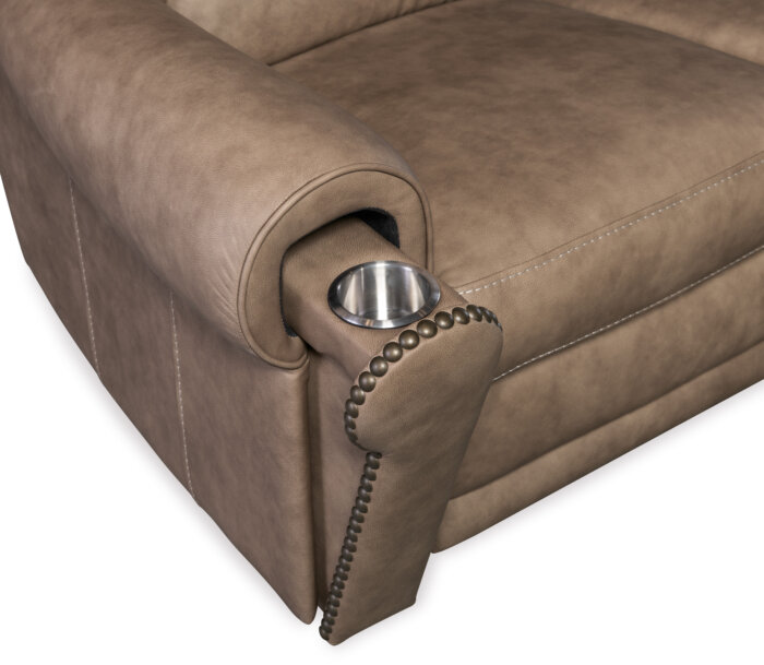 MS Duncan Power Loveseat w/Power Headrest & Lumbar - Image 8