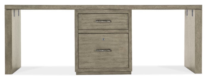 LinvleFals Linville Falls 84" Desk with One Centered File - Image 3