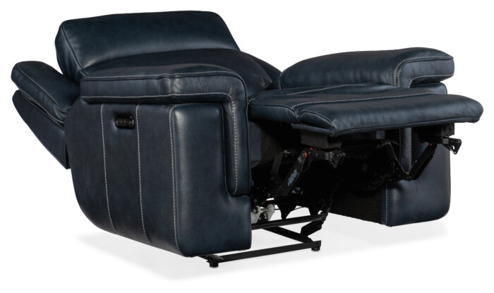 MS Montel Lay Flat Power Recliner with Power Headrest & Lumbar - Image 3