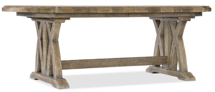Boheme Boheme Colibri 88in Trestle Dining Table w/1-20in Leaf