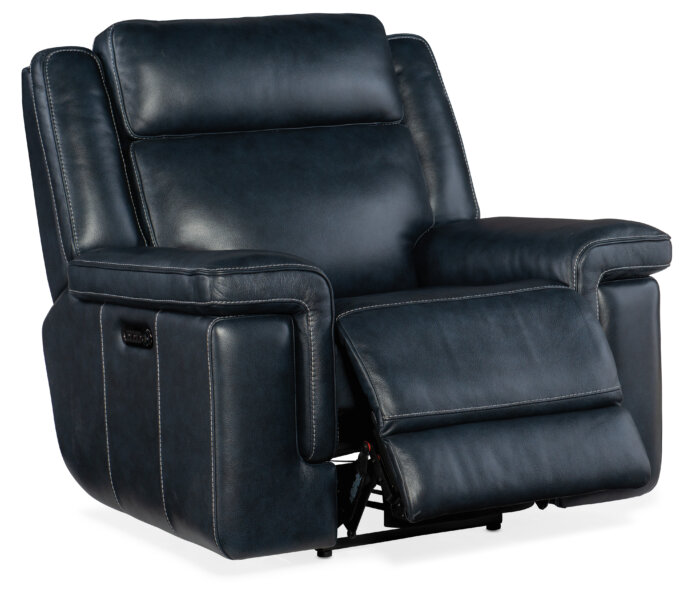 MS Montel Lay Flat Power Recliner with Power Headrest & Lumbar - Image 4