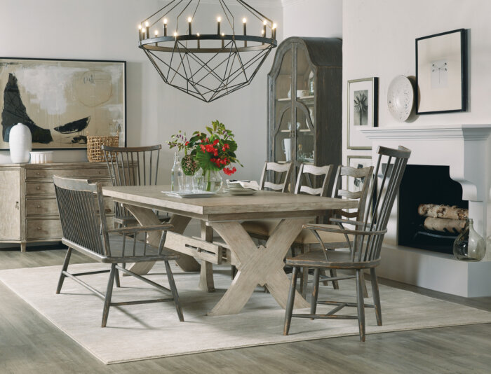 Alfresco Alfresco Vittorio 80in Rectangle Dining Table w/ 2-22in Leaves - Image 2