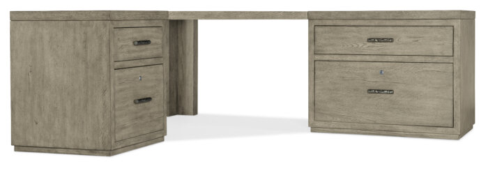 LinvleFals Linville Falls Corner Desk with File and Lateral File