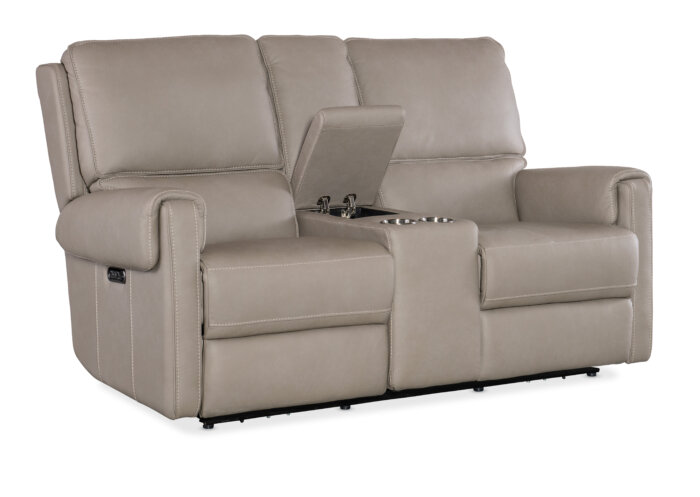 MS Somers Power Console Loveseat w/Power Headrest - Image 5