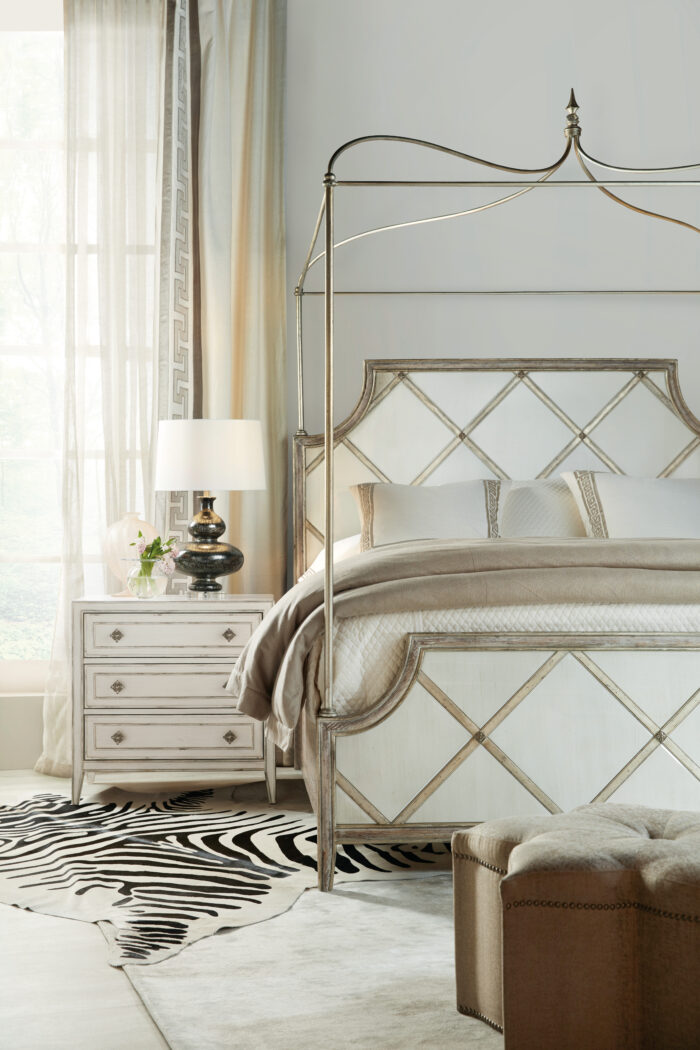 Sanctuary2 Sanctuary Diamont Canopy King  Panel Bed - Image 2