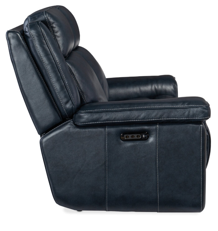 MS Montel Lay Flat Power Loveseat with Power Headrest & Lumbar - Image 5