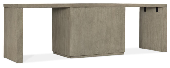 LinvleFals Linville Falls 96" Desk with Centered Lateral File - Image 2