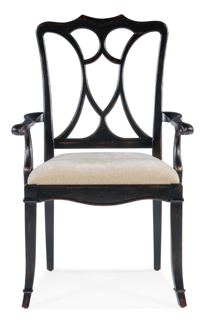 Charleston Charleston Upholstered Seat Arm Chair-2 per carton/price ea - Image 4