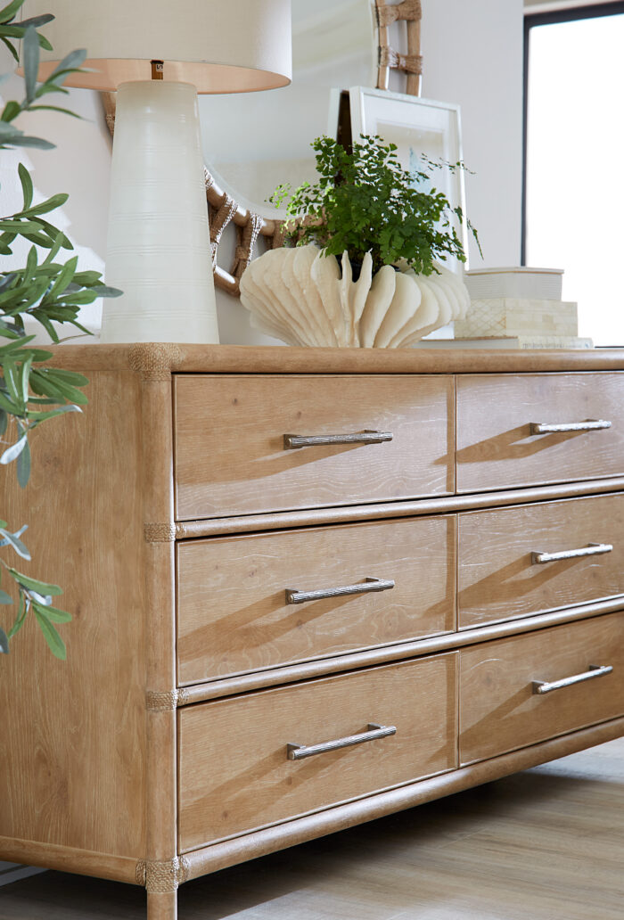 Retreat Retreat Pole Rattan Dresser - Image 5