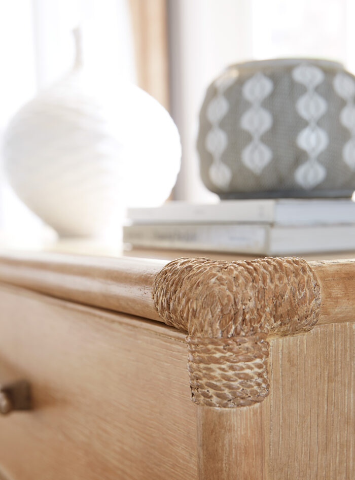 Retreat Retreat Pole Rattan Nightstand - Image 5