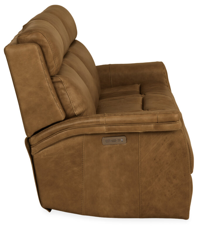 MS Poise Power Recliner Sofa w/ Power Headrest - Image 4