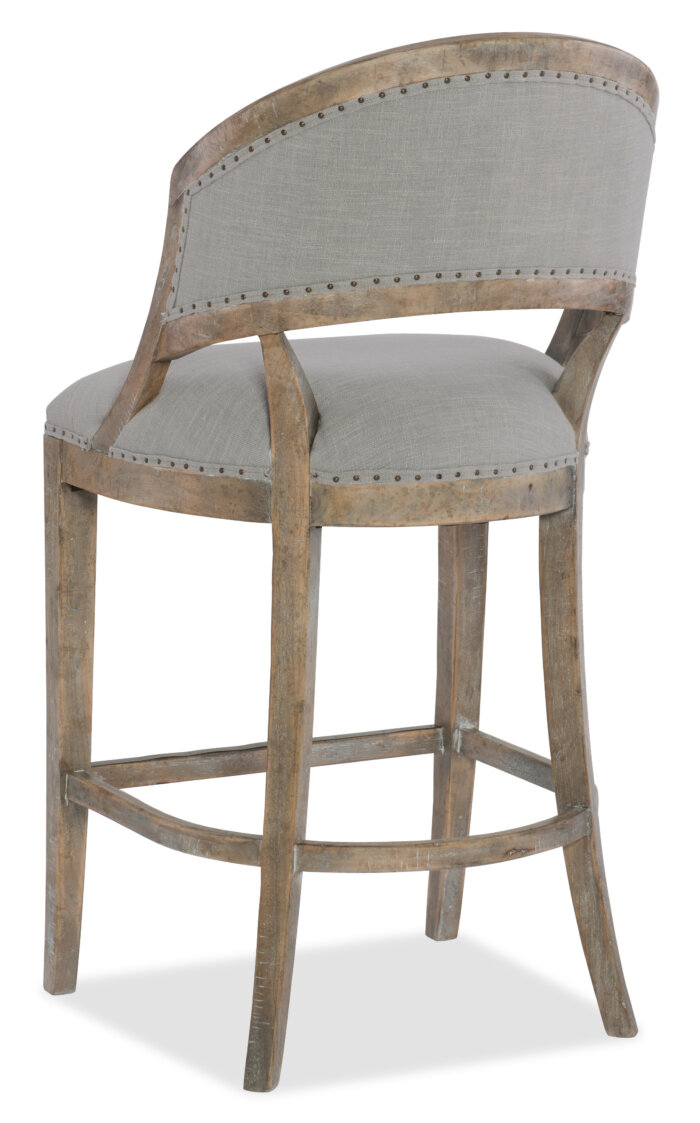 Boheme Boheme Garnier Barrel Back Bar Stool - Image 2