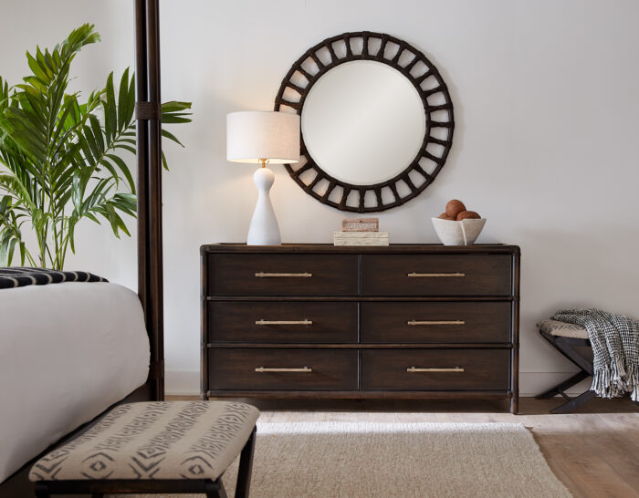 Retreat Retreat Pole Rattan Dresser - Image 5