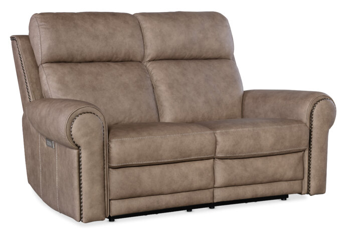 MS Duncan Power Loveseat w/Power Headrest & Lumbar