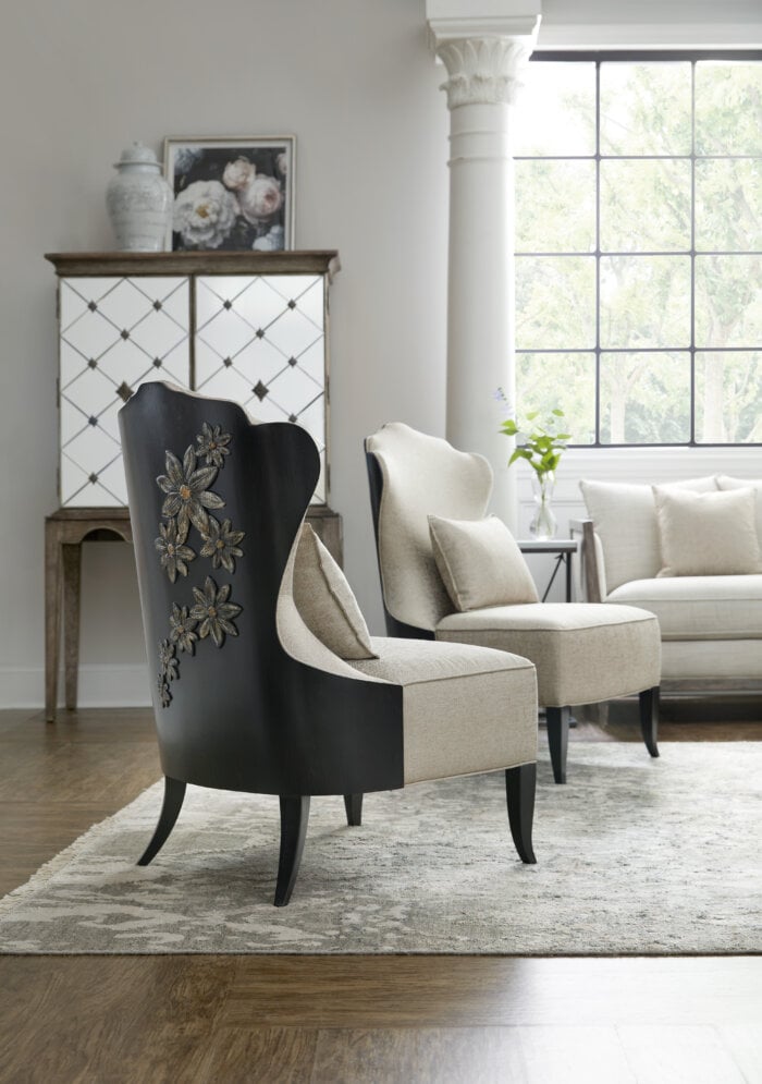 Sanctuary2 Sanctuary Belle Fleur Slipper Chair - Image 6