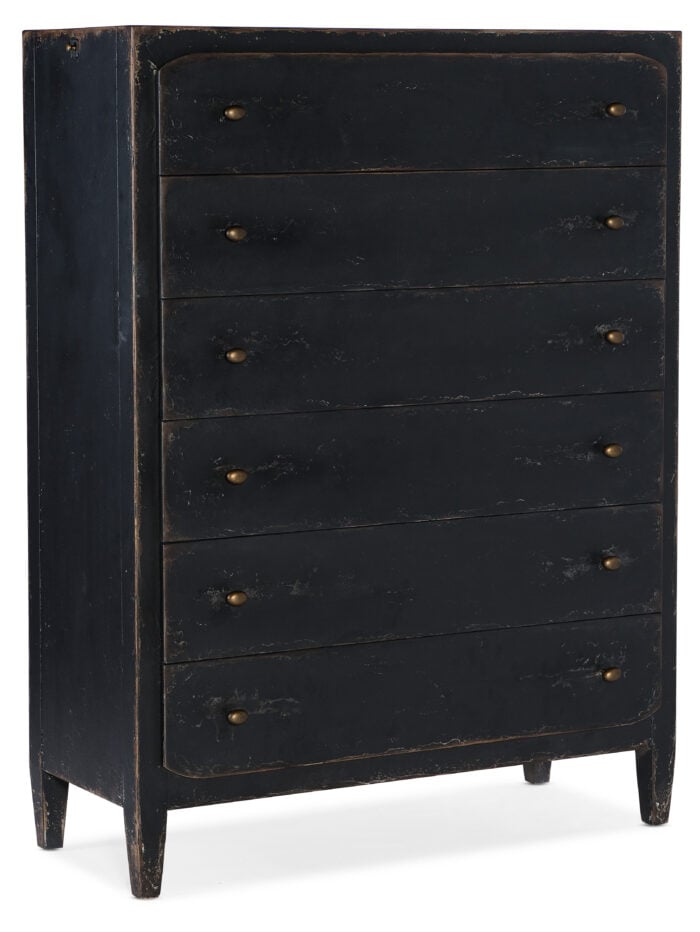 CiaoBella Ciao Bella Six-Drawer Chest- Black
