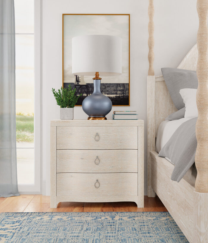 Serenity Serenity Antigua Three Drawer Nightstand - Image 2