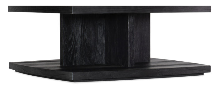 LinvleFals Linville Falls Shou Sugi Ban Square Cocktail Table