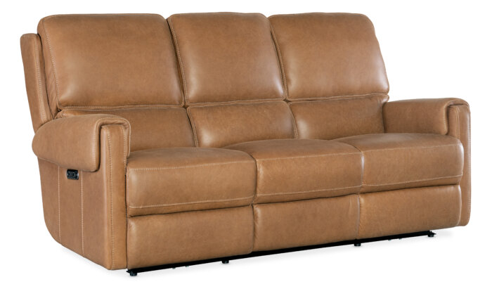 MS Somers Power Sofa w/Power Headrest