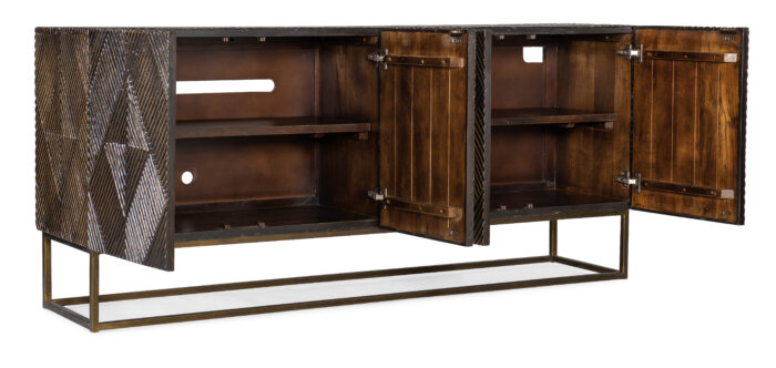 Melange Melange Marcellus Four Door Credenza - Image 3