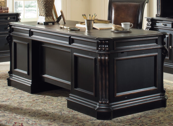 Telluride Telluride 76'' Executive Desk w/Wood Panels