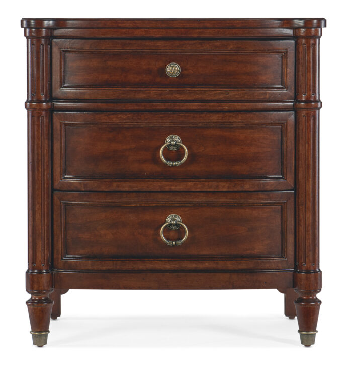 Charleston Charleston Three-Drawer Nightstand - Image 3