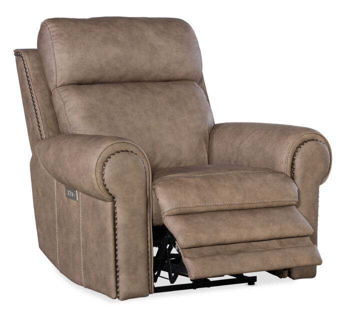 MS Duncan Power Recliner w/Power Headrest & Lumbar - Image 5