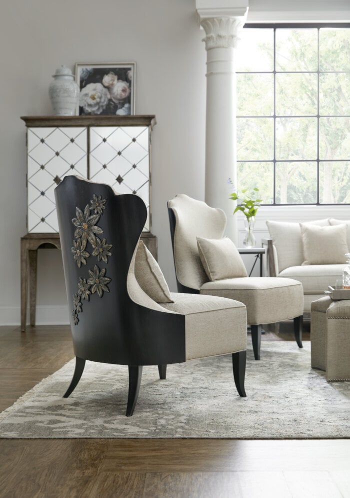 Sanctuary2 Sanctuary Belle Fleur Slipper Chair - Image 7
