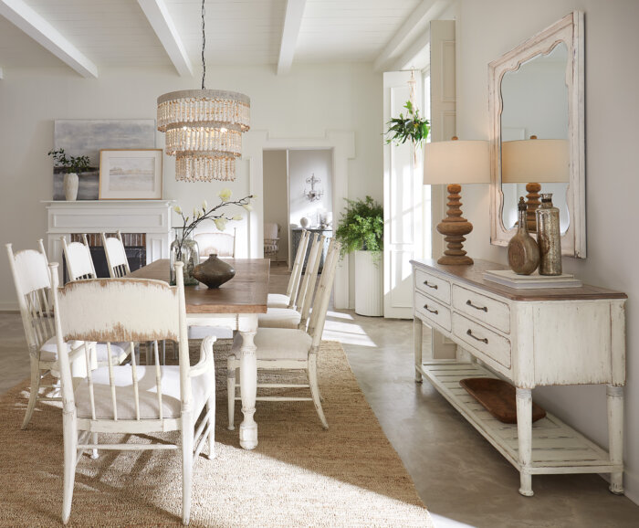 Americana Americana Leg Dining Table w/1-22in leaf - Image 2