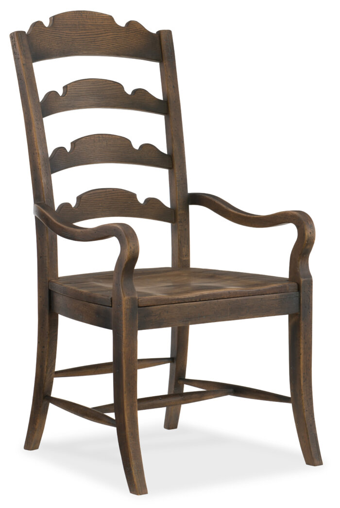 HilCountry Hill Country Twin Sisters Ladderback Arm Chair - 2 per carton/price ea