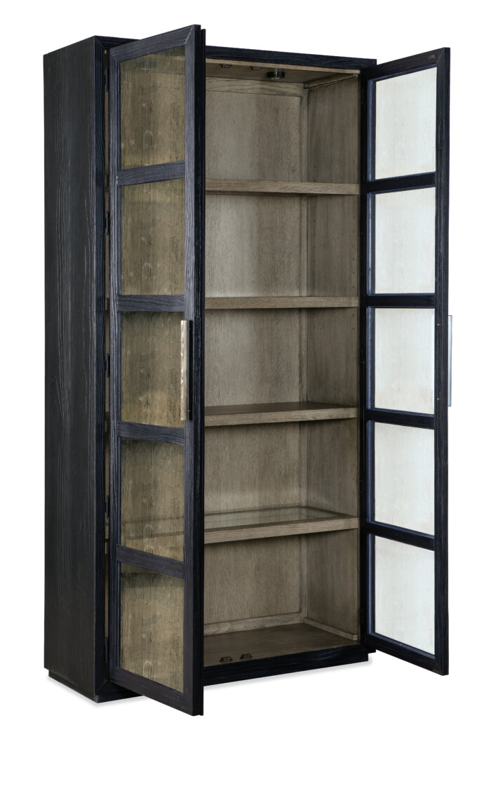 LinvleFals Linville Falls Shou Sugi Ban Curio Cabinet - Image 5