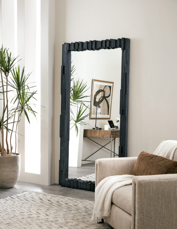 Chapman Chapman Shou Sugi Ban Floor Mirror - Image 2