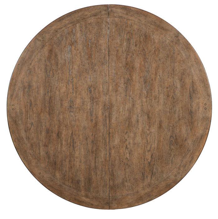 Americana Americana Round Pedestal Dining Table w/1-22in leaf - Image 6