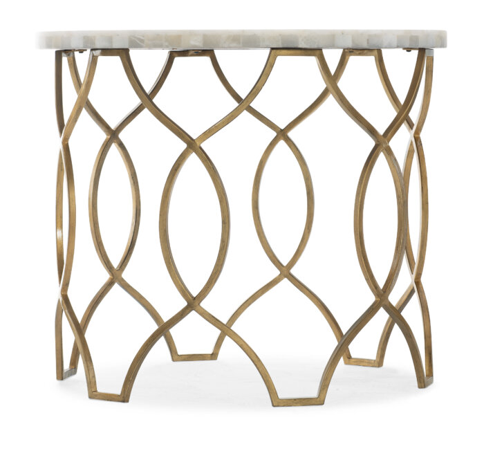 Melange Melange Corrina Round Lamp Table