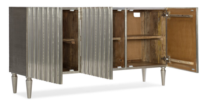 5637-55 German Silver Entertainment Console - Image 3