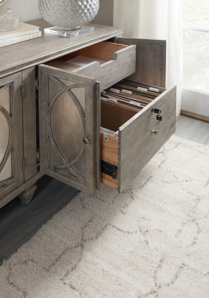 1641-10 Rustic Glam Credenza - Image 4