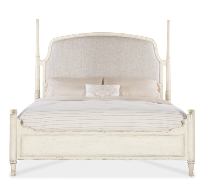 Americana Americana California King Upholstered Poster Bed - Image 5