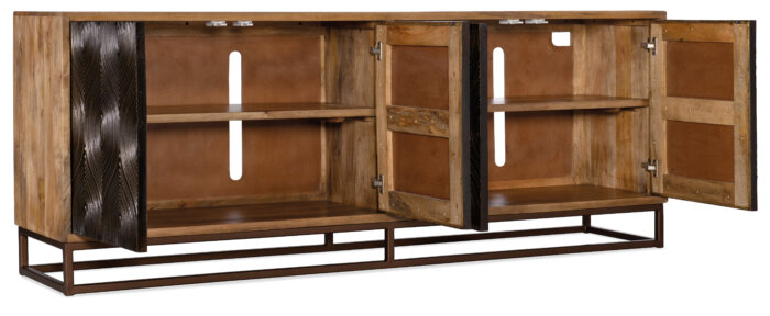 6344-55 Swirl Door Entertainment Console - Image 3