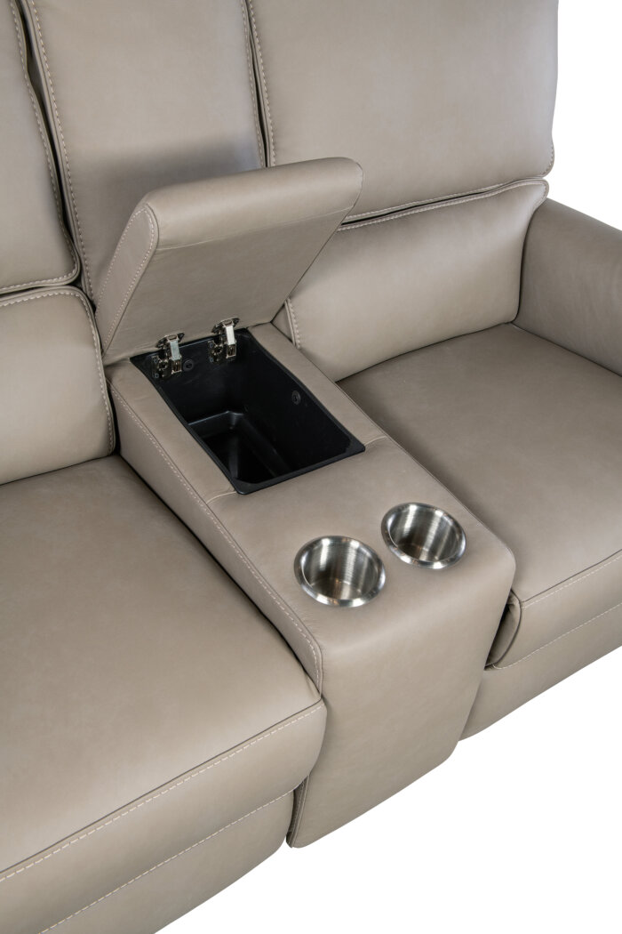MS Somers Power Console Loveseat w/Power Headrest - Image 7