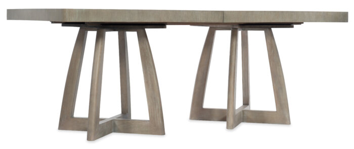 Affinity Affinity 78in Rectangle Pedestal Dining Table w/2-18in Leaves