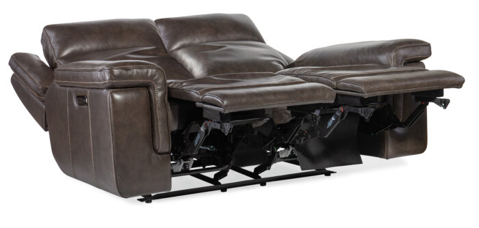 MS Montel Lay Flat Power Loveseat with Power Headrest & Lumbar - Image 3