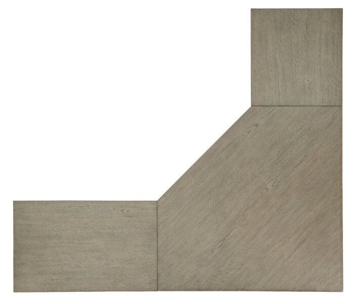 LinvleFals Linville Falls Corner Desk with File and Open Desk Cabinet - Image 4