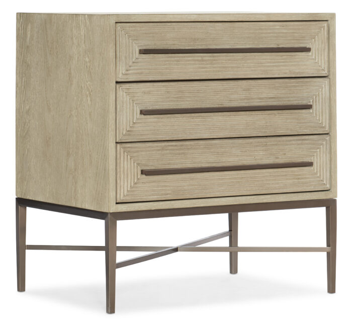 Cascade Cascade Three-Drawer Nightstand