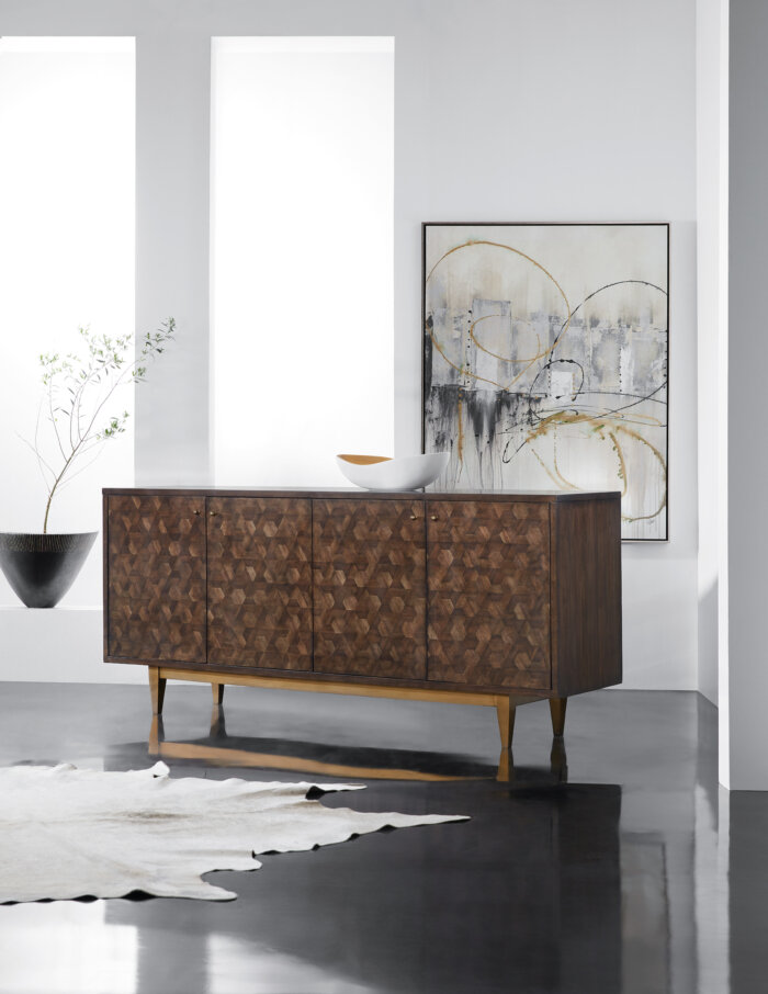 Melange Melange Alpine Four-Door Credenza - Image 2
