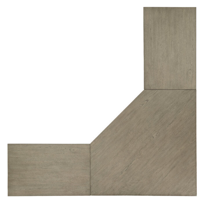 LinvleFals Linville Falls Corner Desk with Two Open Desk Cabinets - Image 4