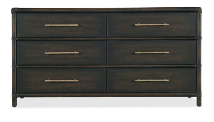 Retreat Retreat Pole Rattan Dresser - Image 3